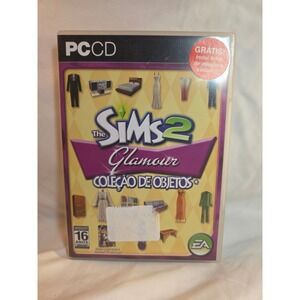 The Sims 2 Glamour Life Stuff PC CD-ROM Portuguese Colecao de Objetos EA Games
